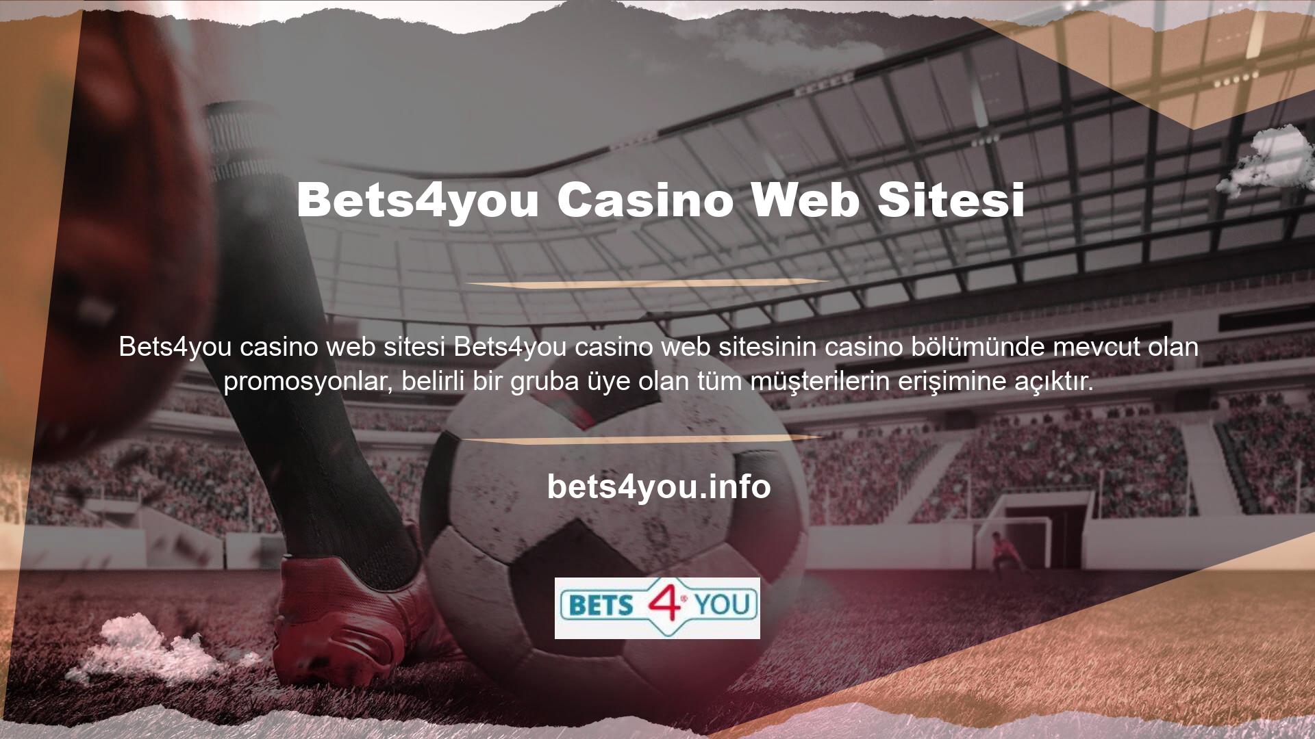 Bets4you oynamaya devam etmek ve ek ödüller kazanmak için kayıt işlemini tamamlamanız gerekmektedir