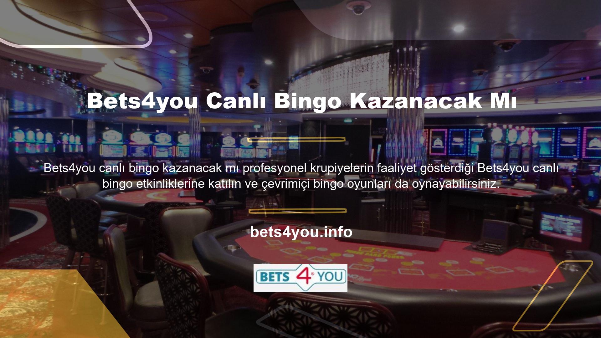 Geleneksel bingo oyunlarının yanı sıra 'otomatik bingo' alternatifleri de mevcut